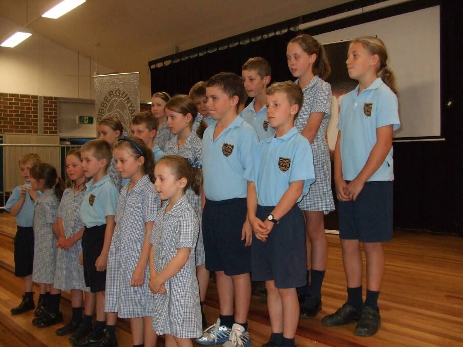 Kangaloon Public School National Anthem. 
	Photo supplied