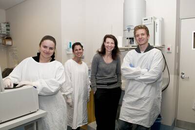 Associate Professor Kay Double and her Parkinsons research team. Photo submitted