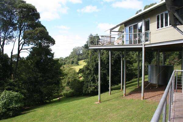 Yarrawa Hill the architectural designed home can be rented for a weekend or a week.