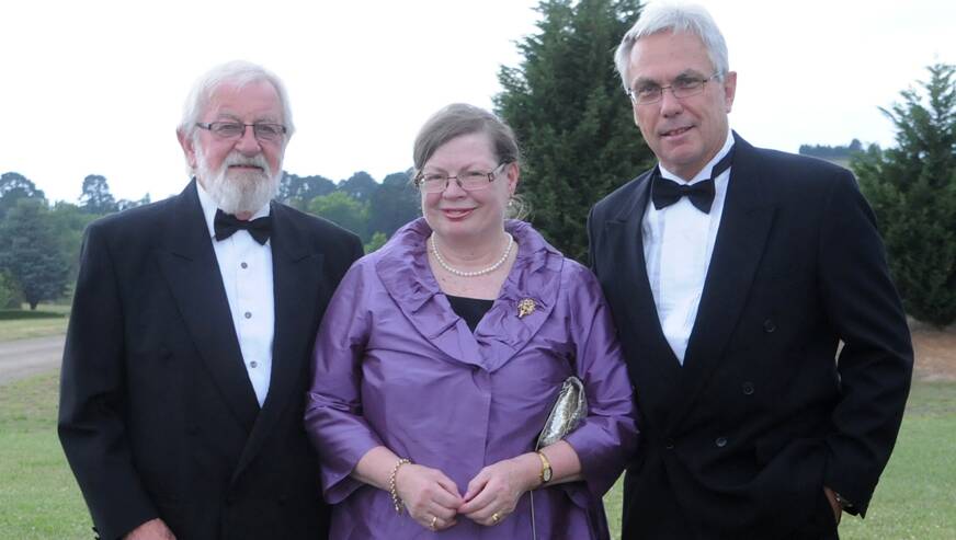 Robert Barrett, Barbara McKern-Barrett and Steve Bradley.