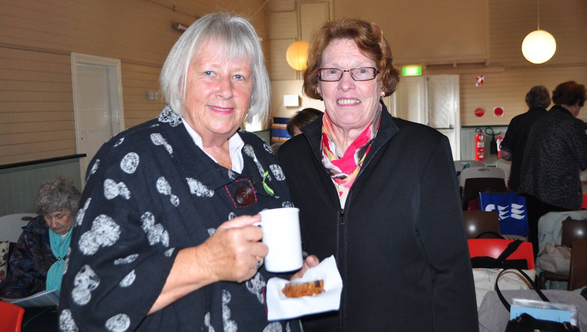Jervis Bay Evening Group’s Christina Pemberton and Helen Kent, of Bowral.