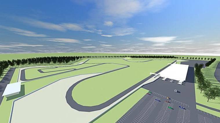 RESURGING ORCHIDS: An artist's impression of the Yerriyong motorsports complex which is likely to be scrapped because of the resurrgence of rare orchids.