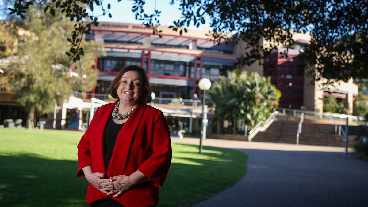 UOW Vice Chancellor Patricia Davidson said the institution was well placed to deliver on the aims of the Australian Universities Accord. Picture by Adam McLean