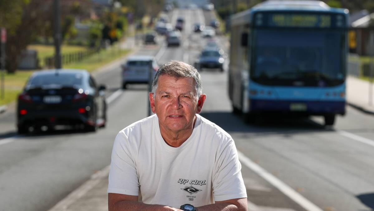 Horsley resident Stephen Abela said the suburbs infrastructure is at full capacity. Picture by Adam McLean
