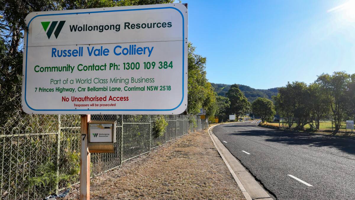 Wollongong Resources closed the Russell Vale colliery after a series of safety incidents and with the company holding massive amounts of debt. Picture by Adam McLean