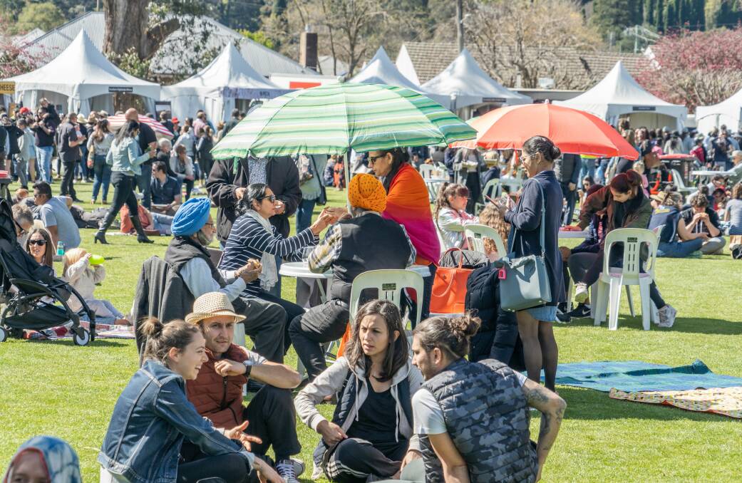 Crowds at the festival at Bradman Oval in 2018. Photo: Destination NSW
