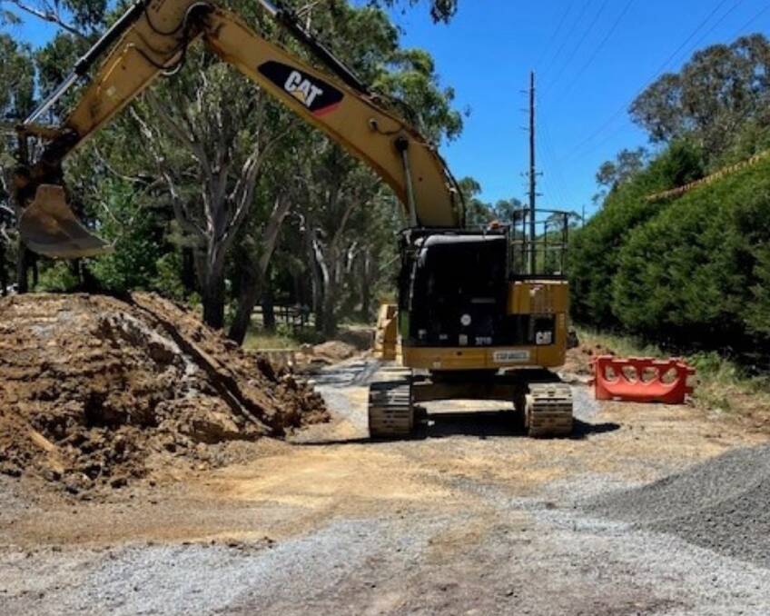 Wingecarribee Shire Council has provided an update on reparations of Old South Road. Picture supplied 