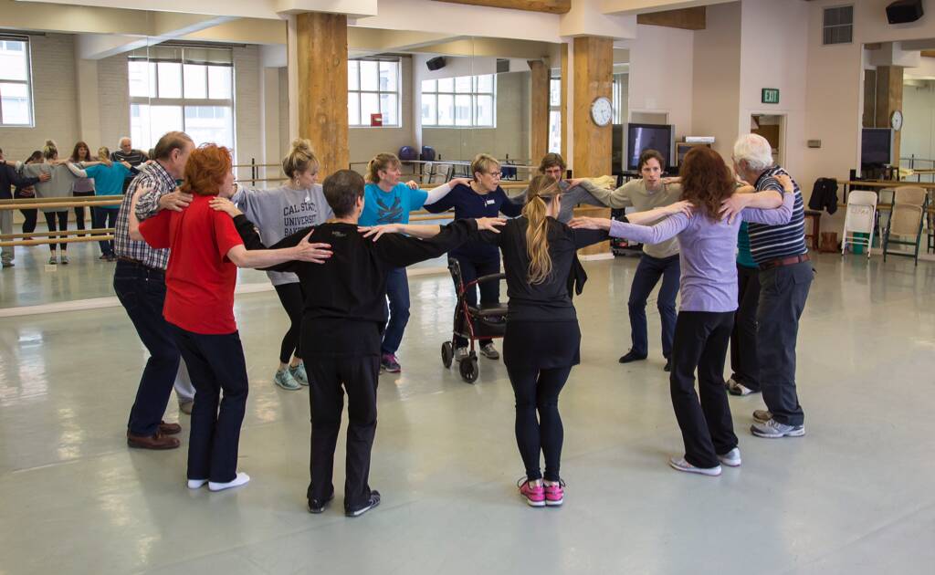 People diagnosed with Parkinson's Disease can make friends and dance on a weekly basis. Picture supplied. 