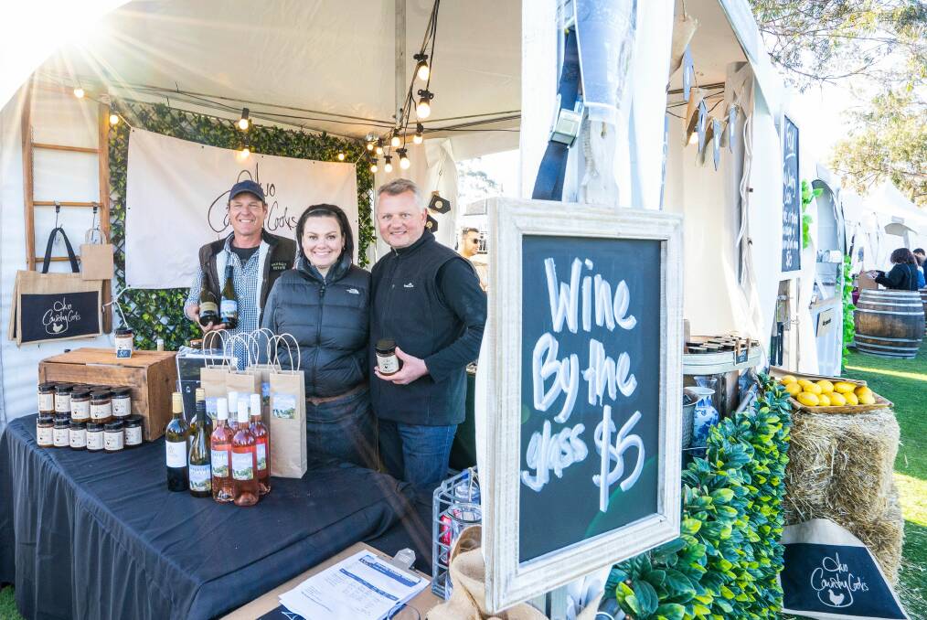 Two Country Cooks Wine stall at the Southern Highlands Food and Wine Festival in 2018 at the Bradman Oval. Photo: Destination NSW