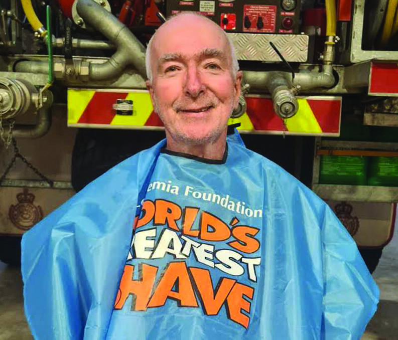 Peter Poole said goodbye to his beard to raise funds for the World's Greatest Shave. Picture: Supplied 