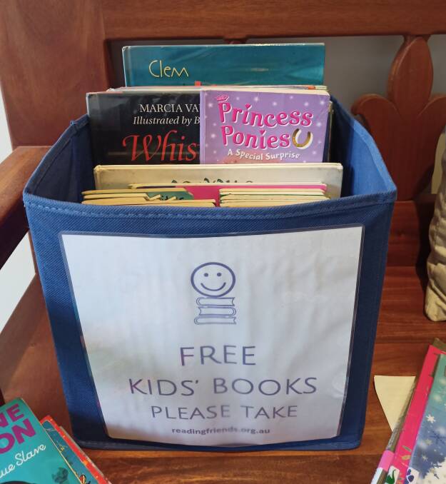 Blue Boxes encourage children to read at home with adults. Picture: Supplied 