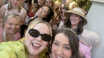 Bridgerton actress Nicola Coughlan surprised fans at the Milton Park Garden Party on April 23. Picture supplied 