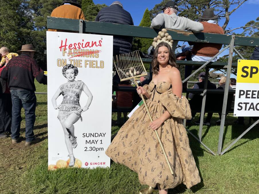 The Robertson Potato Festival is back on in 2023, with popular activities such as Hessians on the Field, returning once again. Rachel Price was the runner-up in the competition in 2022. Picture by Briannah Devlin. 