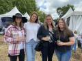 Abbey Pearce, Lilly Laughton, Lexie Hall and Elle Collinshad a great time at the Southern Highlands Food and Wine Festival in February this year. Picture: Briannah Devlin