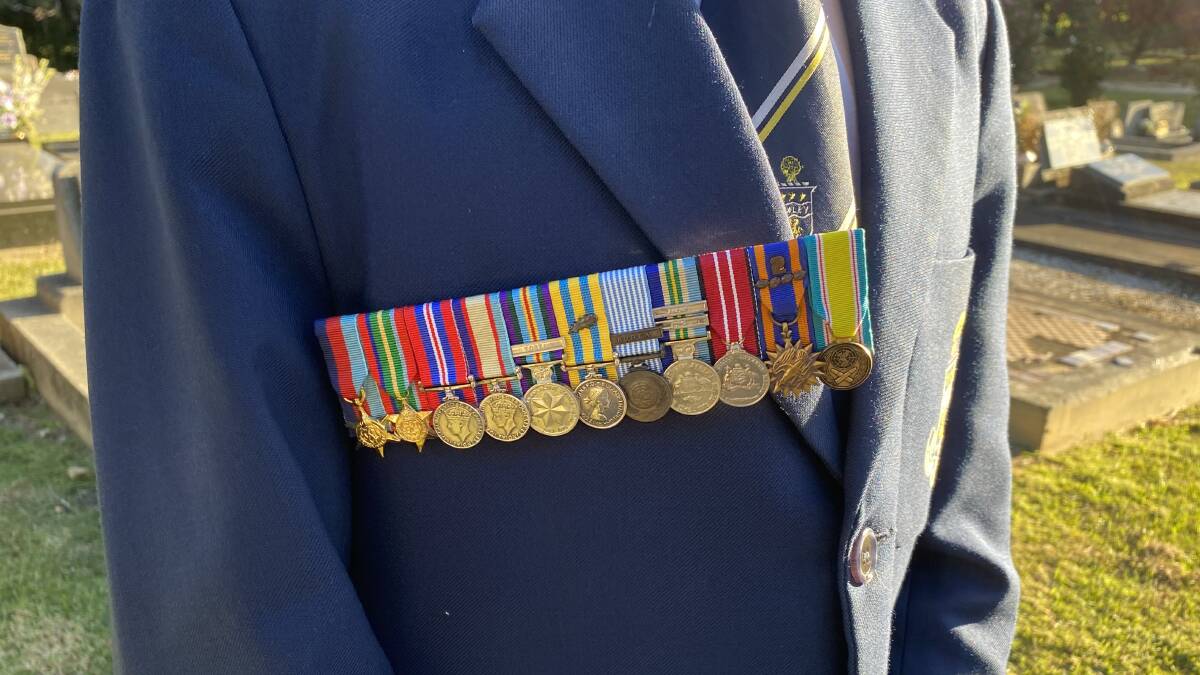 Phillip Zupp has been decorated with medals from the Commonwealth, and the United States. Photo: Briannah Devlin