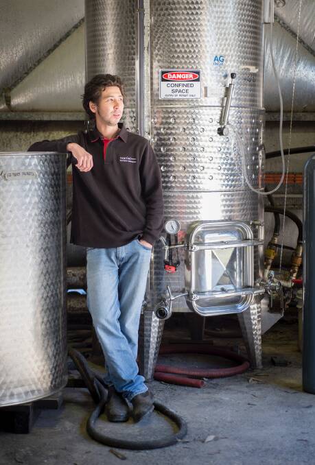 Jonathan loves the no two seasons of winemaking in the Highlands are the same. Photo: Supplied