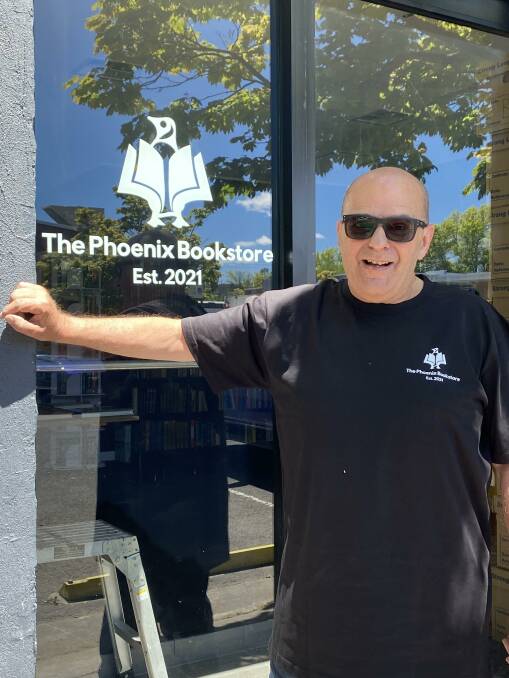 Phil stands in front of the new space on Lamond Lane. Photo: Phil Israel