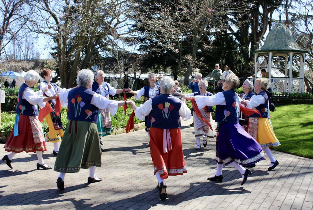 The Southern Highlands Folk Dance Circle is part of the line-up of entertainment during Tulip Time. Picture by Tanya Galwey