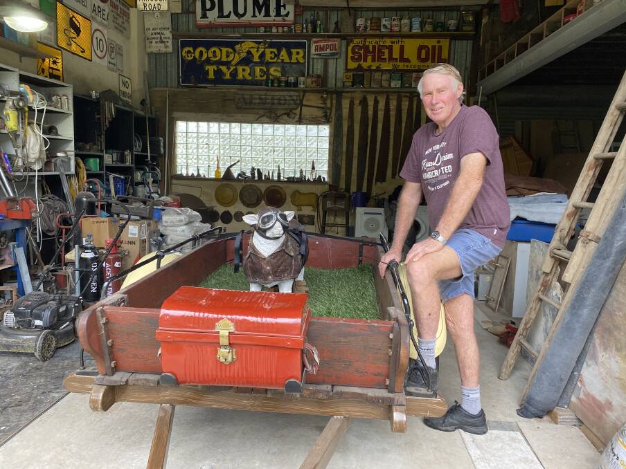 Colo Vale man Bruce Shaw loved bringing different elements together to create his unique trailer. Picture: Briannah Devlin
