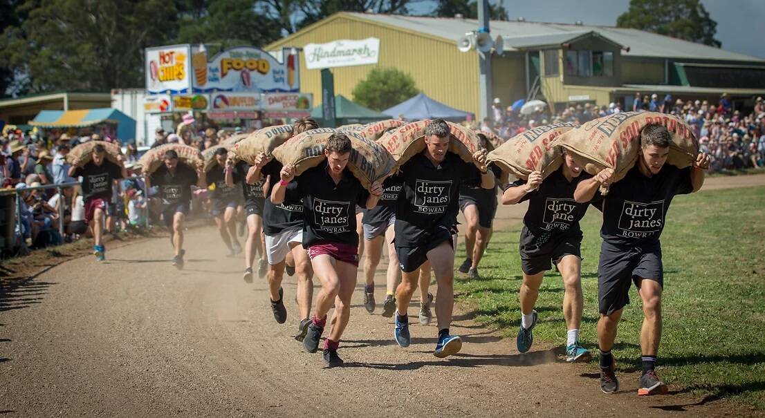 Planning for the Robertson Show is underway, with the hope to bring pack popular events like the potato races. Picture: Robertson Show