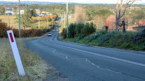 A new section of Old South Road is going to be repaired to meet safety and drivability standards. File picture 