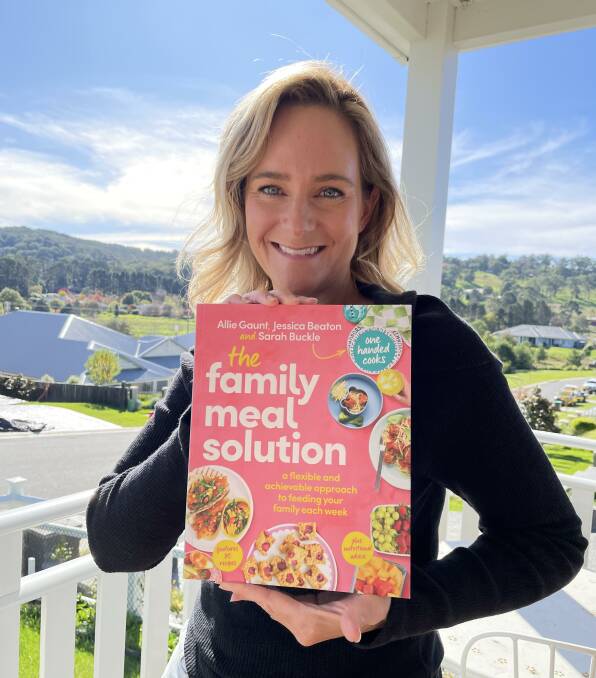 Allie Gaunt is excited to help families with prepping meals with The Family Meal Solution book. Picture: Supplied 