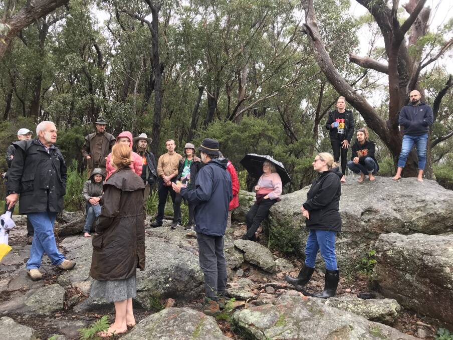 Locals gathered in Bowral to acknowledge Gundungurra land and elders past, present and emerging. Picture: Supplied 