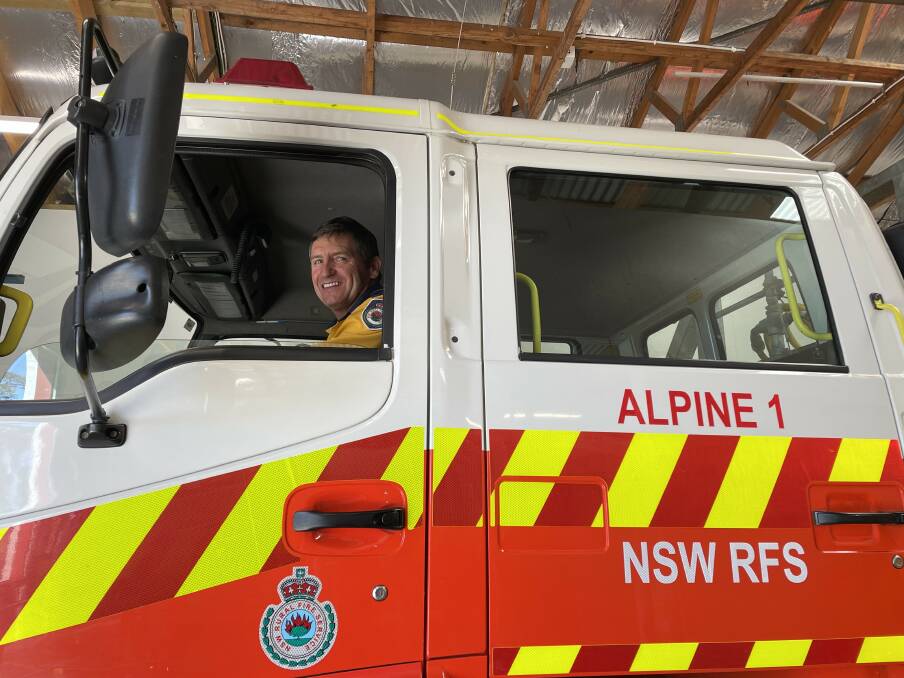 Mark Cupitt has been a part of the Alpine/Aylmerton Rural Fire Brigade for more than 40 years, and wants to celebrate the station's presence in the Highlands for 70 years. Picture by Briannah Devlin