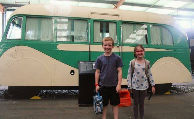 These young Highlanders, along with many others, enjoyed various ASDESI outings this January. These two had fun at the Thirlmere Railway Museum. Picture: Supplied
