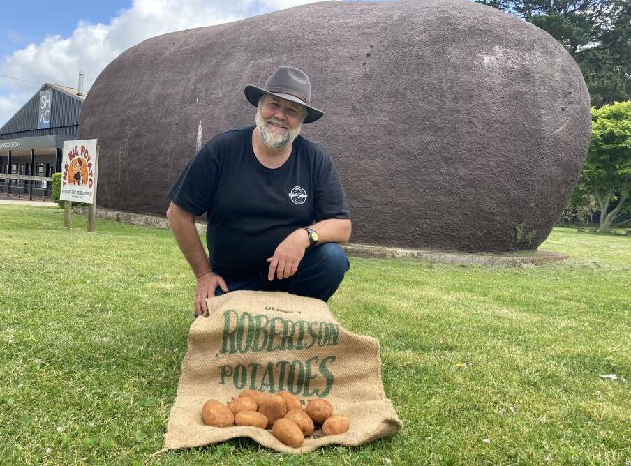 Gary Fitz-Roy, the man behind the Robertson Potato Festival, is hoping the event will whip up tourism interest across the district. Photo: Michelle Haines Thomas
