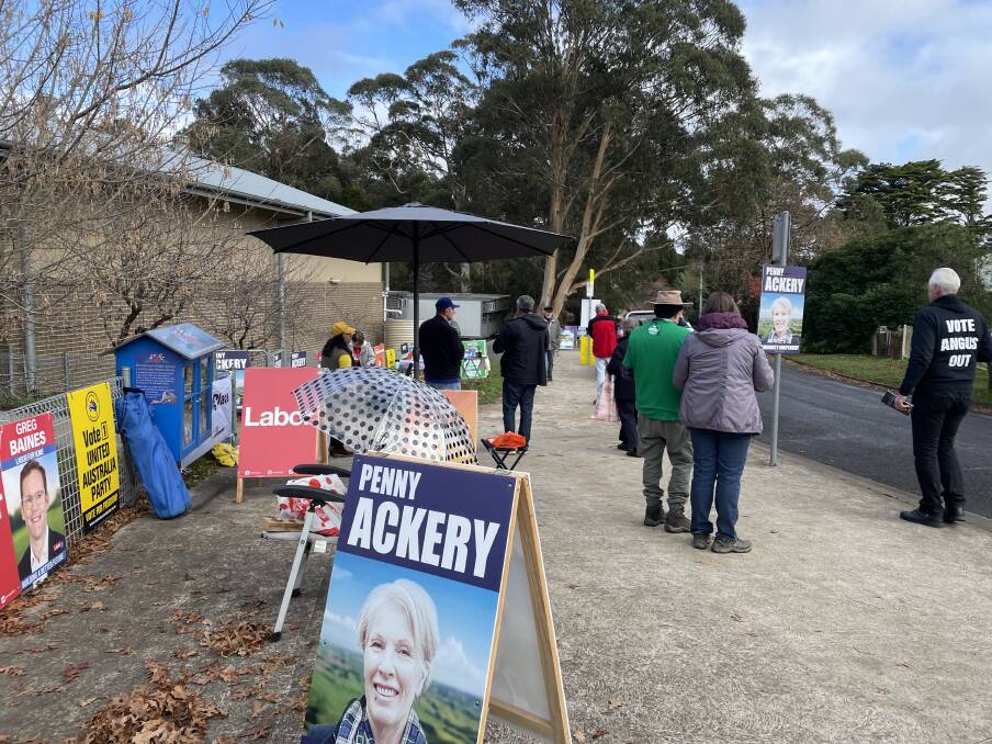 Residents across the Highlands went to polls to cast their votes in the federal election. Picture: Briannah Devlin