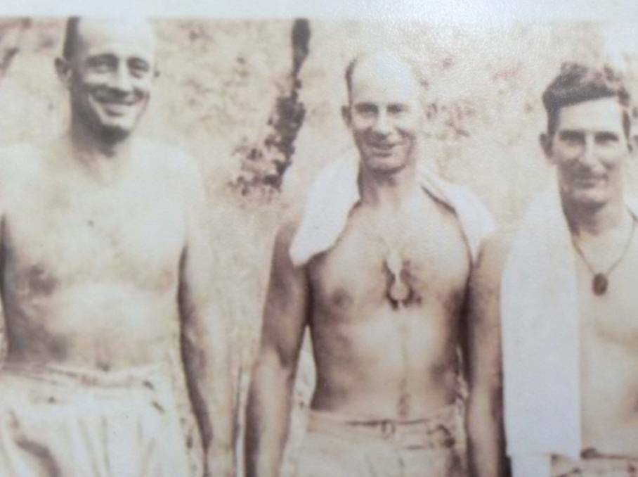 Lance Sergeant Jack Price (left) in New Guinea in 1942. Photo: supplied 