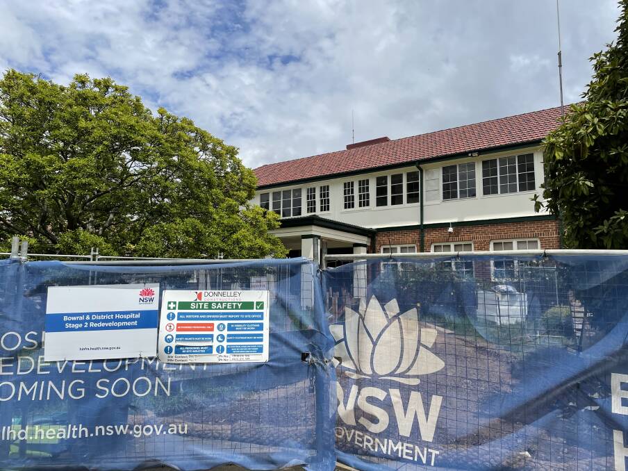 Bowral and District Hospital's outpatient centre is due to be finished in July, and will be where the former administration building (pictured) is. Picture by Briannah Devlin