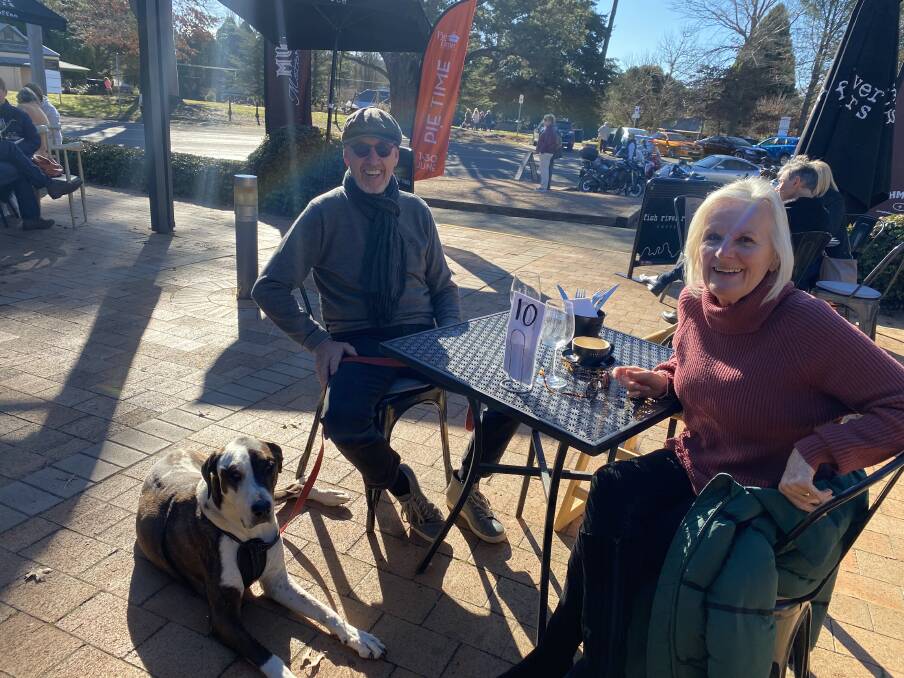 Patches loves going on walks in Berrima with her owners Mike and Katherine Woodhouse. Photo: Briannah Devlin. 