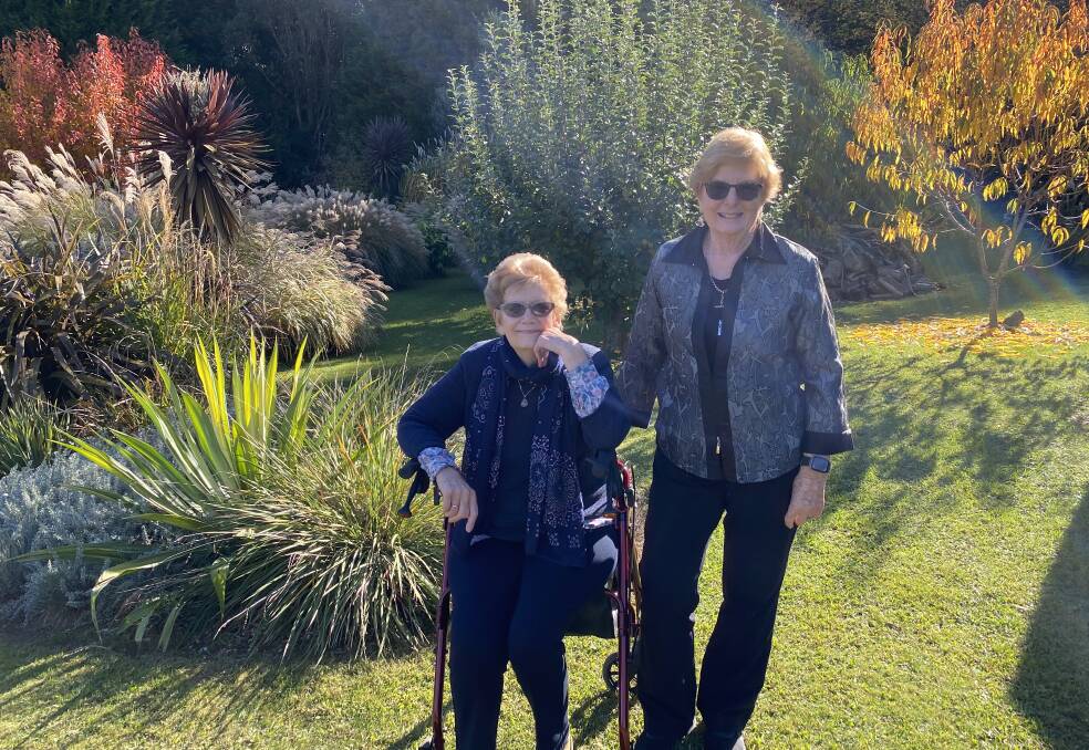 Jess Robertson from Bowral came with Rosemary Harvey from Exeter to enjoy the gardens. Photo: Briannah Devlin