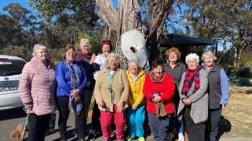 The Yerrinbool Village Group meets every Monday and people can go to the Yerrinbool Station to help maintain the garden, or have a chat. Picture by Briannah Devlin

