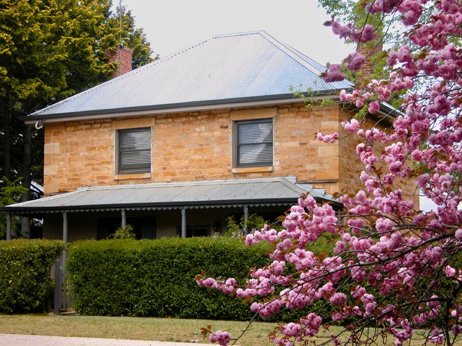 The sandstone property at 19 Jellore Street is in a quiet and historical part of Berrima. Photo: supplied. 