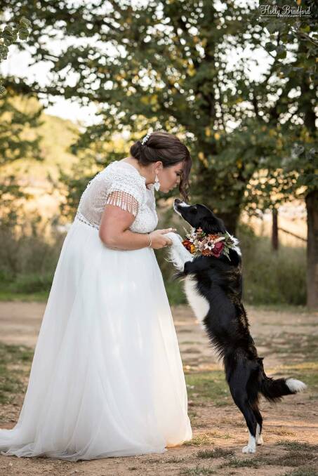 Maggie and Nikki shared many special moments throughout the day. Photo: Holly Bradford Photography