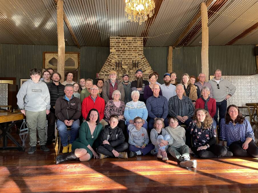 Jean Neeves and loved ones took a trip down memory lane for her 95th birthday, by celebrating it at her great-grandfather's former property. Picture: Briannah Devlin
