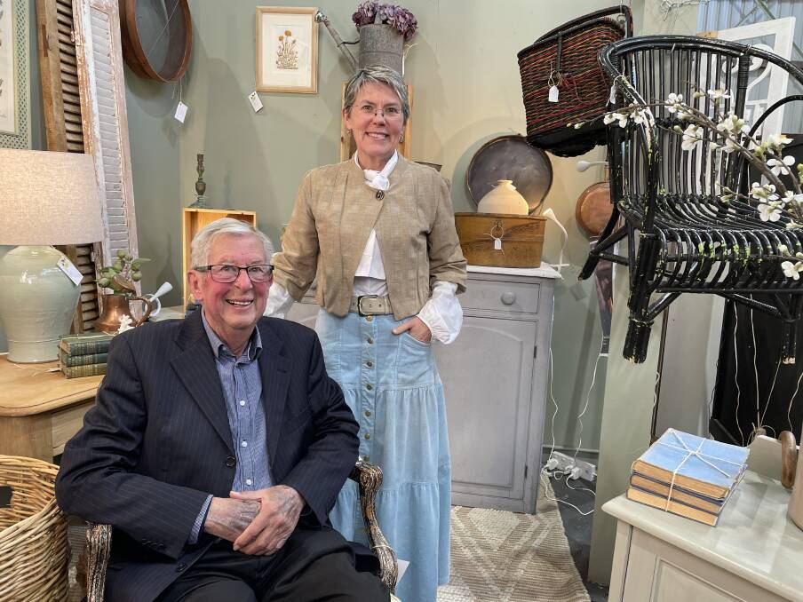 Dirty Janes founders Athol salter's journeys as an antique dealer, collector and buyer have been written by his daughter Jane Crowley in the memoir Beeswax and Tall Tales. Picture by Briannah Devlin