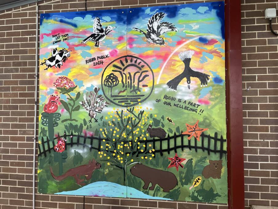 The colourful mural highlights what makes Robertson unique. Picture by Briannah Devlin