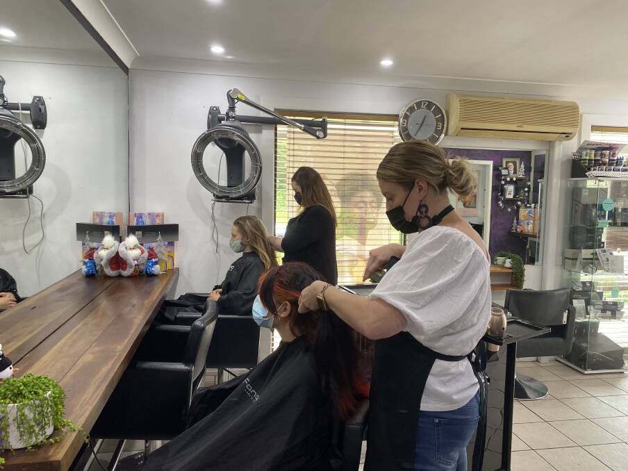 Hill Top Hair & Beauty Studio has been busy during lockdown and since restrictions have eased. Picture: Briannah Devlin 