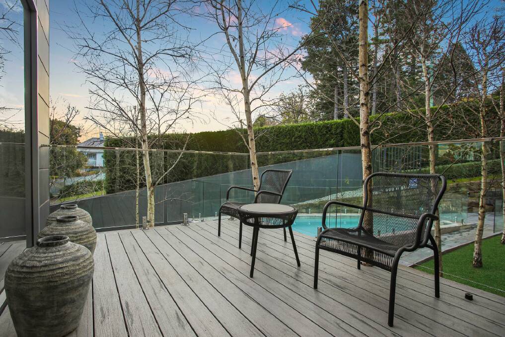 The property has an outdoor entertaining area with an extended deck and in-ground pool. Picture: Supplied 
