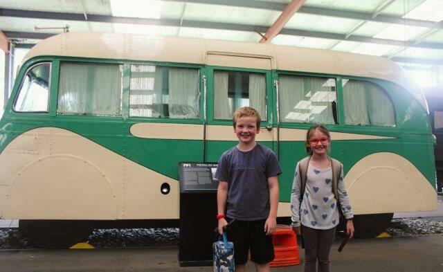These young Highlanders, along with many others, enjoyed various ASDESI outings this January. These two had fun at the Thirlmere Railway Museum. Picture: Supplied 