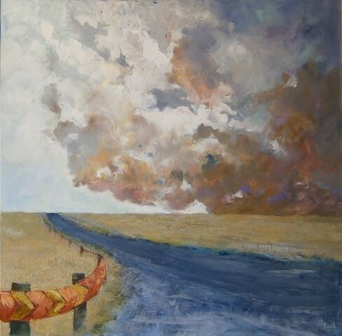 Leanne Booth's work Clouds over Menangle will be on display with other locally inspired works. Picture: Supplied 