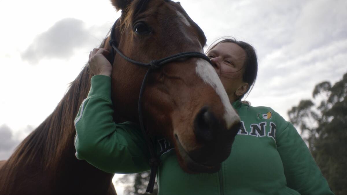 The Healing brings traumatised veterans and former racehorses together to heal one another and ease them into everyday life. Picture supplied 