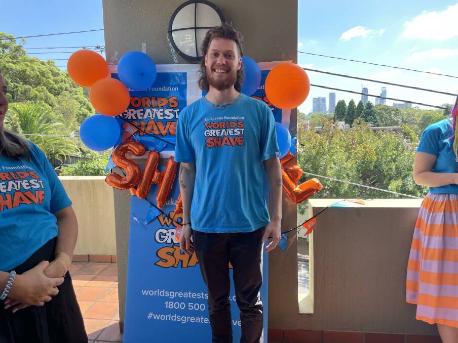 Jacob Hogarth is ready to raise funds and awareness for blood cancers with the World's Greatest Shave. Picture supplied. 