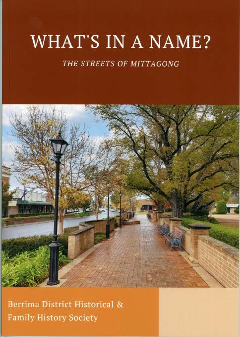 Learn about the streets of Mittagong in this unique book. Picture: Supplied 