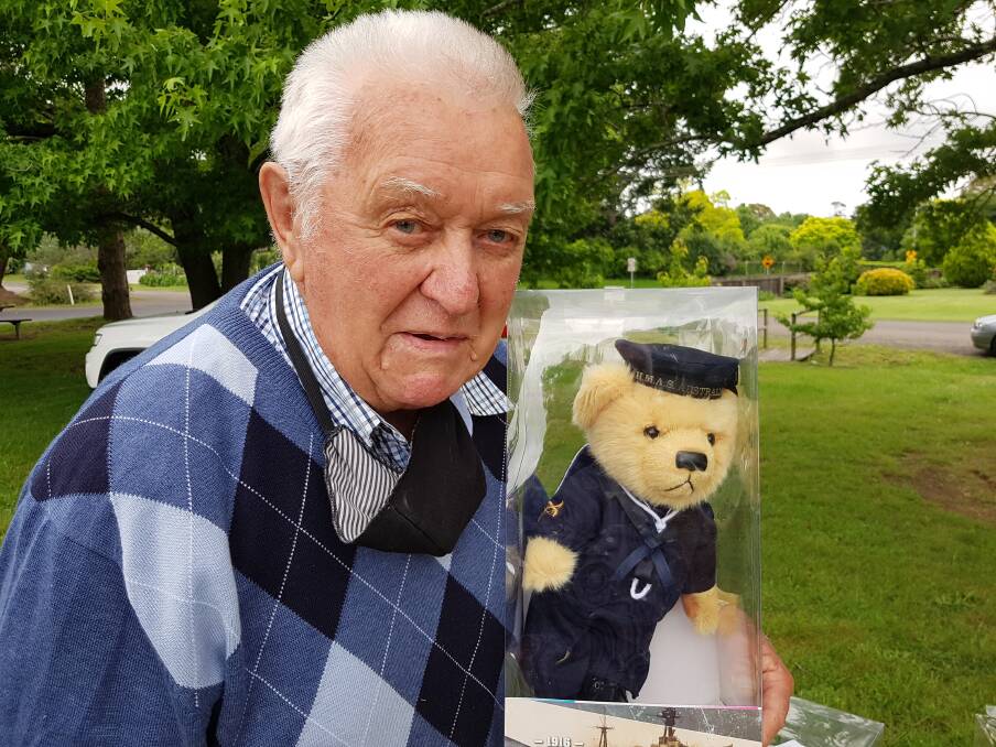 And the winner is... Kevin Jones! Mr Jones won the bear dressed as a sailor. Picture: Supplied 