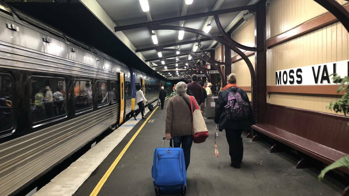 Trains on the Southern Highlands Line are running once again after flooding. Picture: Supplied 